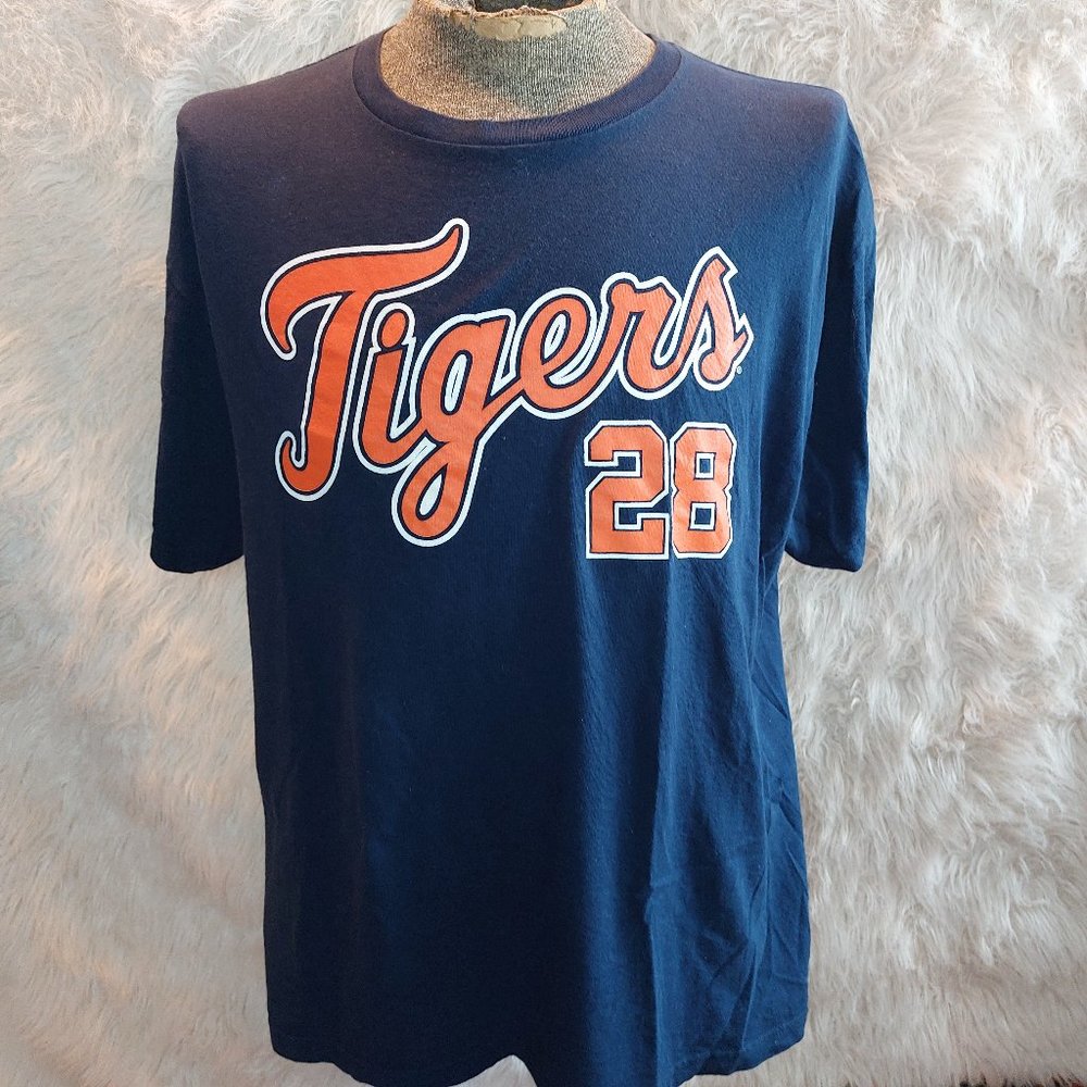 Detroit Tiger J.D. Martinez No. 28 Blue Genuine Merchandise Men's T-Shirt  SizXL